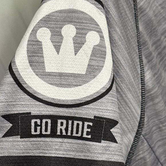 CANARI Cycling Jersey Men's XL Black and White Bicycle Full Zip Top - Picture 6 of 16